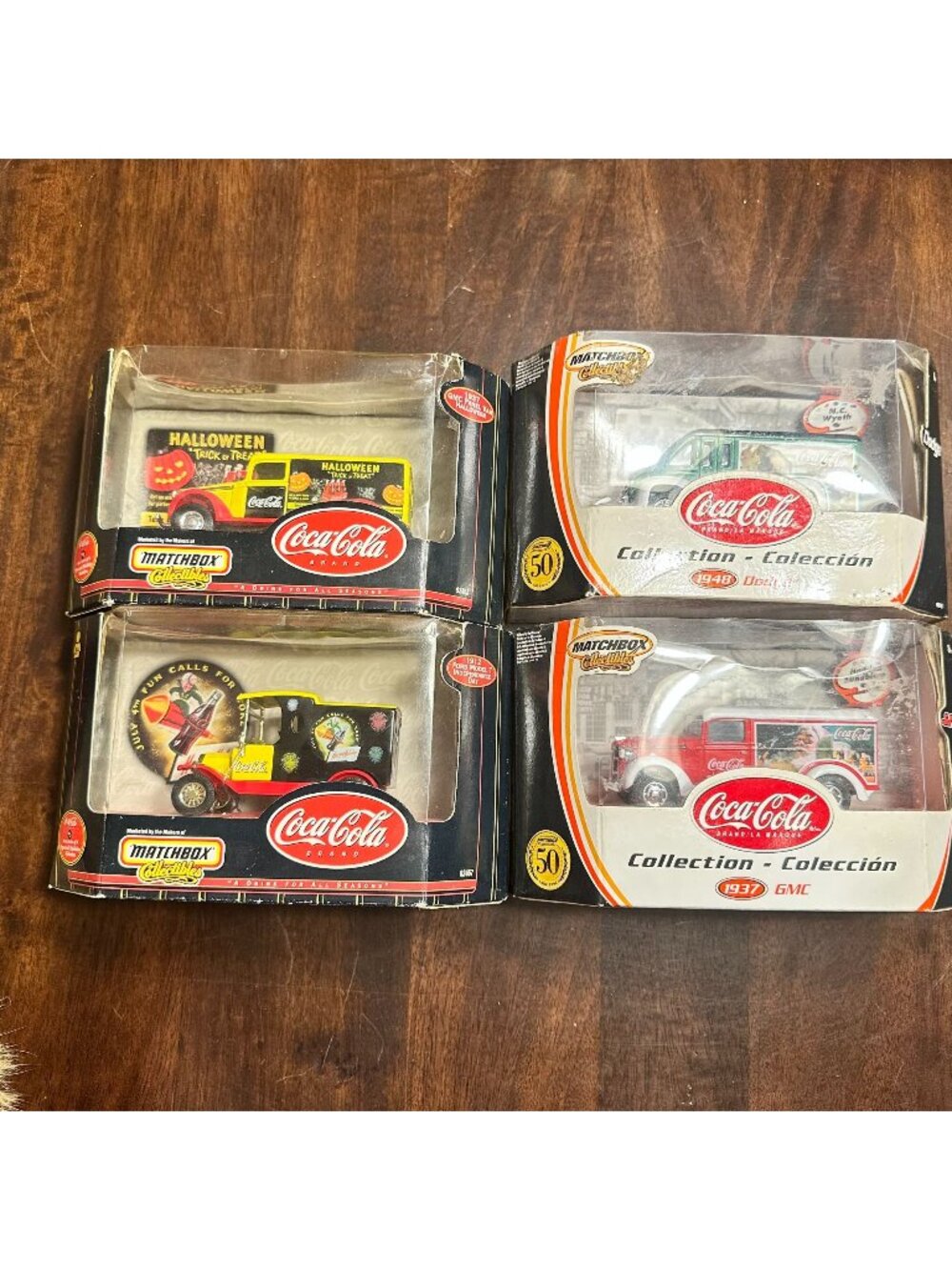 Matchbox Collectibles Coca-Cola Die-Cast Vehicles Collection Lot Of 4